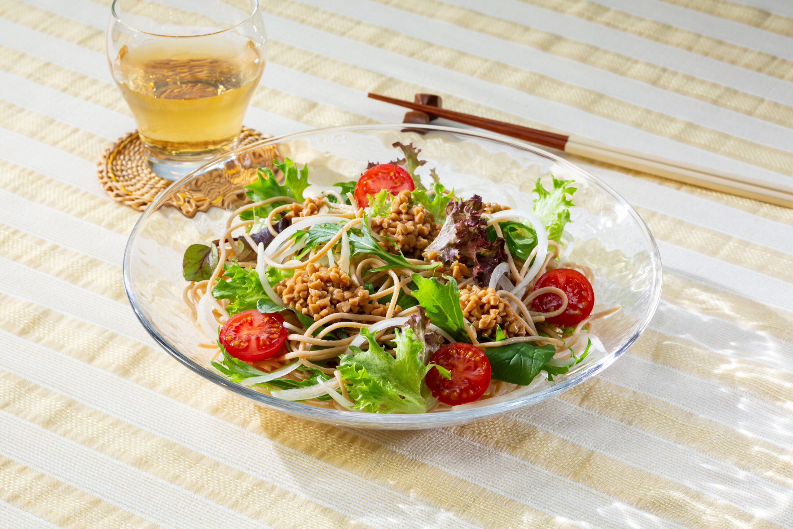 サラダ納豆麺